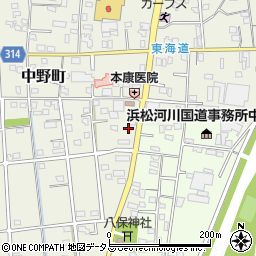 静岡県浜松市中央区中野町4215周辺の地図