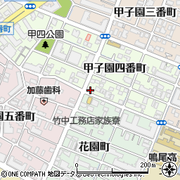 四番町秋桜周辺の地図