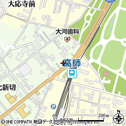 愛知県豊橋市向草間町北新切72周辺の地図