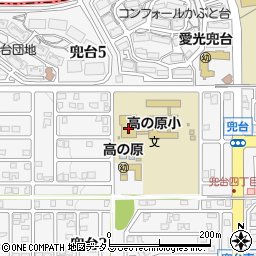 木津川市立　高の原小学校適応指導教室周辺の地図