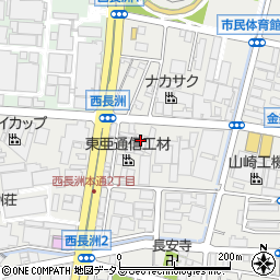 クレリ尼崎ホール周辺の地図