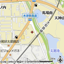 京都府木津川市木津奈良道61周辺の地図
