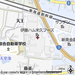 伊藤ハム株式会社　労組中部支部周辺の地図