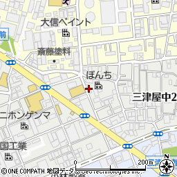 三津屋ガーデンズＣ棟周辺の地図
