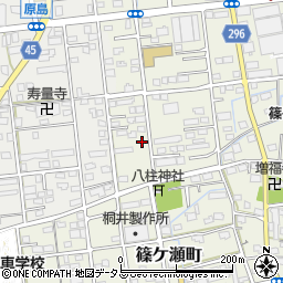 静岡県浜松市中央区篠ケ瀬町316周辺の地図