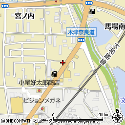 京都府木津川市木津奈良道68周辺の地図
