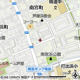 ファミール芦屋ガーデンスクエア３番館周辺の地図