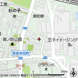 兵庫県尼崎市常光寺3丁目2-8周辺の地図