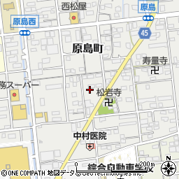 静岡県浜松市中央区原島町617周辺の地図
