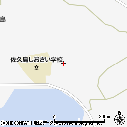 愛知県西尾市一色町佐久島掛梨周辺の地図