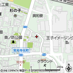 兵庫県尼崎市常光寺3丁目2-9周辺の地図