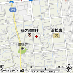 静岡県浜松市中央区篠ケ瀬町628周辺の地図