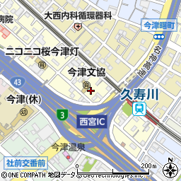 兵庫県西宮市今津水波町11-23周辺の地図