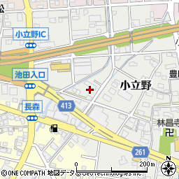 静岡県磐田市小立野419周辺の地図