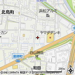 中部ホームサービス株式会社　浜松営業所周辺の地図