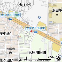 兵庫県尼崎市大庄川田町3周辺の地図