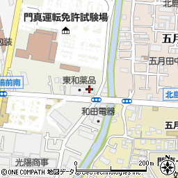 大阪府門真市一番町26周辺の地図