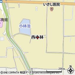 京都府木津川市木津西小林周辺の地図