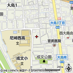 さくらヴィラ尼崎武庫川周辺の地図