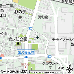 兵庫県尼崎市常光寺3丁目2-13周辺の地図