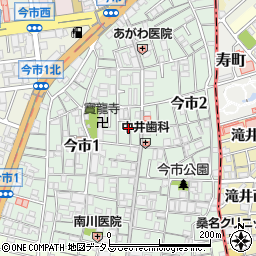 大阪府大阪市旭区今市周辺の地図