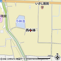 京都府木津川市木津（西小林）周辺の地図