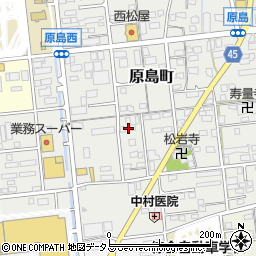 静岡県浜松市中央区原島町607周辺の地図