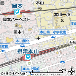 こうべ学習会　プログレス現役予備校周辺の地図