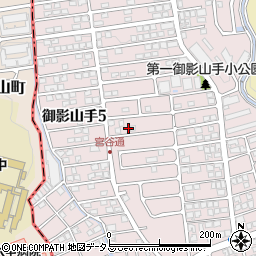 兵庫県神戸市東灘区御影山手4丁目17-6周辺の地図