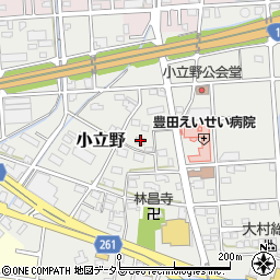 静岡県磐田市小立野202周辺の地図