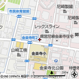 尼崎工作所周辺の地図