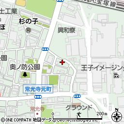 兵庫県尼崎市常光寺3丁目2-3周辺の地図