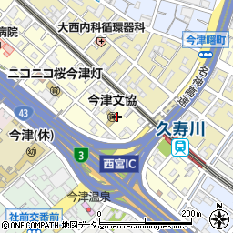 兵庫県西宮市今津水波町11周辺の地図
