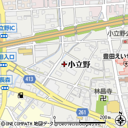 静岡県磐田市小立野388周辺の地図