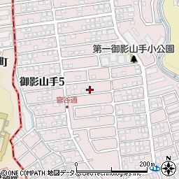 兵庫県神戸市東灘区御影山手4丁目17-4周辺の地図