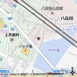 兵庫県加古川市平岡町八反田9周辺の地図