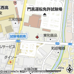 大阪府門真市一番町25周辺の地図