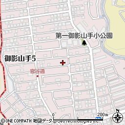 兵庫県神戸市東灘区御影山手4丁目17-1周辺の地図