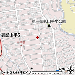 兵庫県神戸市東灘区御影山手4丁目17-28周辺の地図