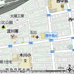 ライフクリーナー　淀川店周辺の地図