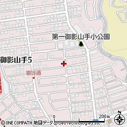 兵庫県神戸市東灘区御影山手4丁目17-27周辺の地図