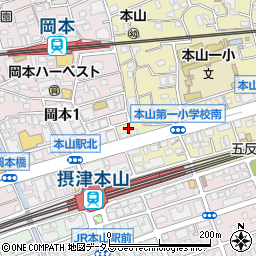 シサム工房神戸岡本店周辺の地図