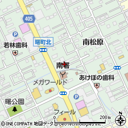 ソフトバンク　豊橋曙店周辺の地図