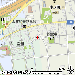 静岡県浜松市中央区中野町1979周辺の地図
