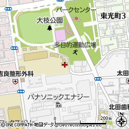 大阪府守口市松下町周辺の地図