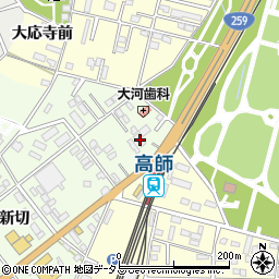 愛知県豊橋市向草間町北新切66周辺の地図