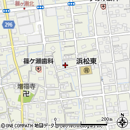 静岡県浜松市中央区篠ケ瀬町602周辺の地図
