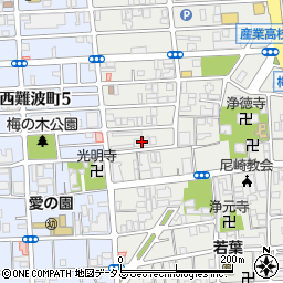 尼崎電力所周辺の地図