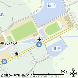 観音寺処理場周辺の地図