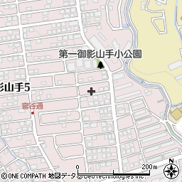 兵庫県神戸市東灘区御影山手4丁目16-4周辺の地図